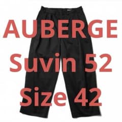 YKO AUBERGE チノパン SUVIN52 ブラック 42 m18484603338_1.jpg?1770866907