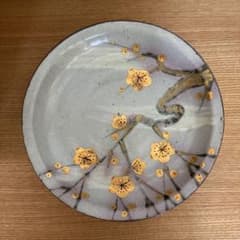 幸兵衛窯　陶器 高杯 菓子器 梅文様 金彩 陶芸 幸兵衛窯 陶器 高杯 菓子器 梅文様 金彩 陶芸 - メルカリ