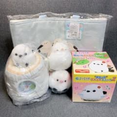 新品 5点 シマエナガ ぬいぐるみ 時計 保冷保温バッグ まとめ売り