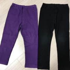 nana様専用‼️UNIQLOレギンス100㎝ ☆2枚セット 他2枚セットのサムネイル