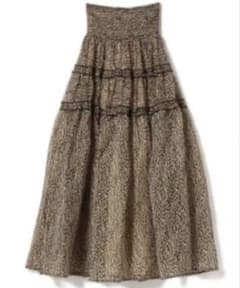 sister jane Leopard Midi Skirt TAN サイズ Sのサムネイル