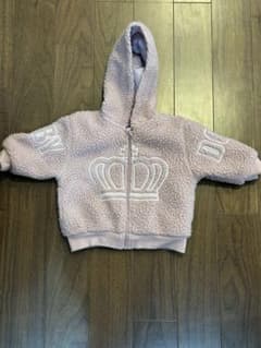 BABYDOLL ボアパーカー ピンク 80cmのサムネイル