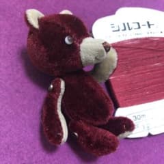 手作り ミニチュアテディベア　秋色のサムネイル
