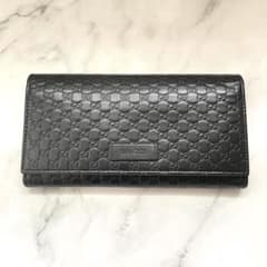 GUCCI グッチ マイクロシマ 長財布 オーガナイザー GG 0605-6 - メルカリ