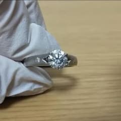 【あっちゃん様専用】天然ダイヤモンド  指輪 1.162ctのサムネイル