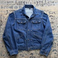 60s デニムジャケット ストア 耳付き カンヌキ 検 11mjz 2nd - メルカリ