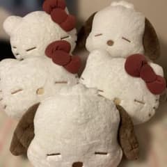 サンリオキャラクターズ だらりんライフ顔デカクッション ハローキティ ポチャッコ