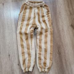 試着のみ◆ bobochoses　ストライプパンツ　100サイズ　スウェットのサムネイル