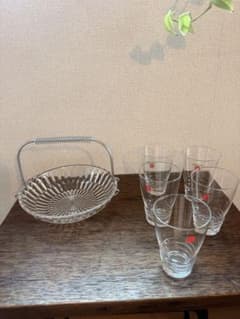 Noritake ガラスボウル ＆ グラスセット　ノリタケクリスタルのサムネイル