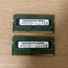 Micron DDR3L 4GB メモリー 2枚セット - メルカリ