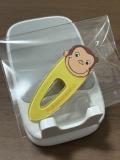 おさるのジョージ　ヘアクリップ　アクリル素材