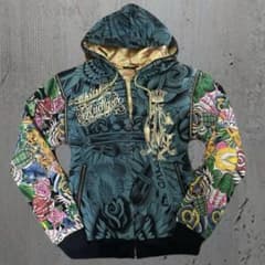 l*い様 Y2K Ed hardy系Christian Audigier ジップ - メルカリ