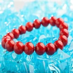 コーラル（珊瑚）赤 ブレスレット10ミリ珠のサムネイル
