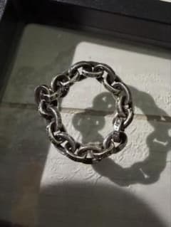 CHROMEHEARTS クロムハーツ ペーパー チェーンリング指輪 サイズ19 CHROMEHEARTS クロムハーツ ペーパー チェーンリング指輪 サイズ19
