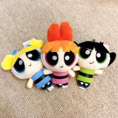 3 개 세트 파워 퍼프 걸즈 봉제 인형 마스코트