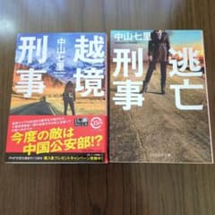 中山七里「越境刑事」「逃亡刑事」2冊セットのサムネイル