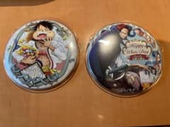 最安値　ONE PIECE ホワイトデー缶バッジ　ルフィ　シャンクスのサムネイル