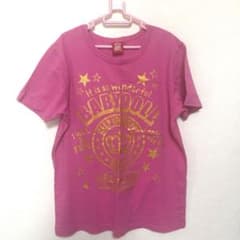 BABYDOLL 半袖Tシャツ 150 ピンク ゴールドロゴ キッズ 女の子のサムネイル