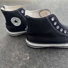 蓮*下様 CONVERSE ALL STAR スニーカー ファスナー付き　ブラッのサムネイル