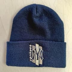 New York Yankees ニューヨーク・ヤンキース ニット帽 ネイビー