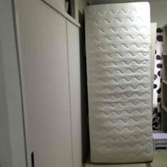 IKEA SULTANマットレス(中古) Queen size IKEA Sultan mattress, boxspring and metal frame for