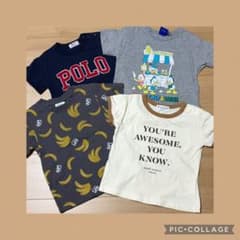 Lee/POLO/ROPE/Disney キッズTシャツ 4枚セット 100cmのサムネイル