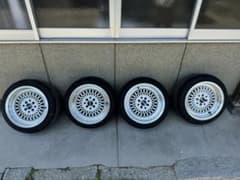 HLK 15インチ 8J+25 195/45r15 - メルカリ
