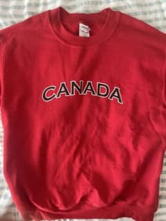 GILDAN CANADA スウェット レッド Sサイズのサムネイル