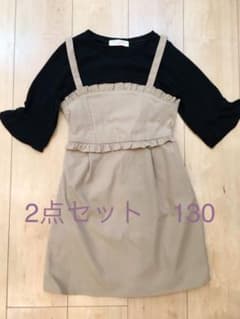 2点セット！　130 秋服　5部袖　ワンピースのサムネイル
