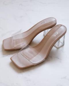 ZARA クリアヒールミュールのサムネイル
