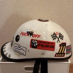 あ*ら様 イージーライダース　スタッティドギャングスター　半帽ヘルメット ステッ あ*ら様 イージーライダース スタッティドギャングスター 半帽