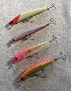 シーバス用ミノープラグ4個セット - メルカリ