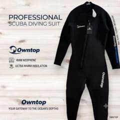 【新品タグ付】Owntop ウェットスーツ 5mm フルスーツ メンズ Mサイズのサムネイル