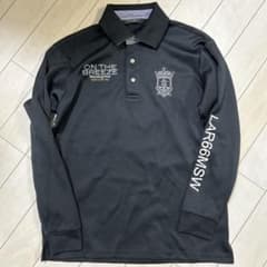 【値下げ】Munsingwear ゴルフシャツ 長袖 ブラック