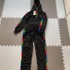 ☆モツ様専用☆セットアップ ジャージ XL レディース オシャレ 黒のサムネイル