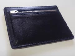 KUBERA 9981 型押コードバン ミニカードウォレット ネイビー - メルカリ