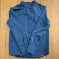 モノマート　ノーカラーシャツ　Lのサムネイル