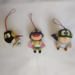 パーマン ぬいぐるみマスコット 3体セット (パーマン バードマン パーやん)のサムネイル