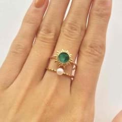 enjoueel太陽パールリング(green)のサムネイル