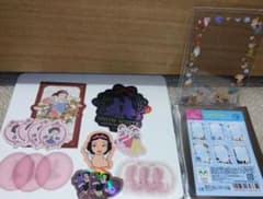 ディズニー 白雪姫 硬質カードケース ステッカー セットのサムネイル