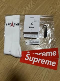 Supreme Jordan ソックス 25-27cm ホワイトのサムネイル
