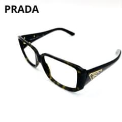 832 PRADA プラダ サングラス 三角ロゴ フレームのみ べっ甲 - メルカリ