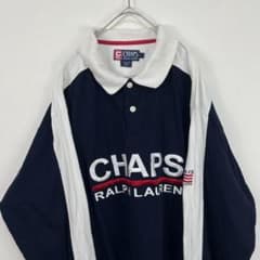 USA古着 chaps Ralph lauren 長袖ポロシャツ ラガーシャツ