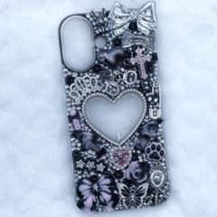 iPhoneデコケース iPhone17ケース 　 デコ電 平成女児デコケースのサムネイル