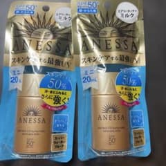 ANESSA 日焼け止めミルク SPF50 20mL 4個セット - メルカリ