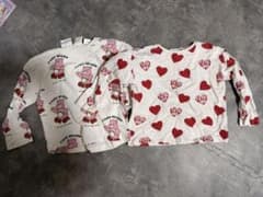 zara kids ザラ　ケアベア・ハート2種Tシャツ3枚セット　98サイズのサムネイル