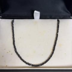 ジュエリーマキ ブラックダイヤ ネックレス 20ct k18wg - メルカリ