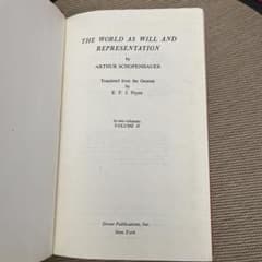 The World as Will and Representation II