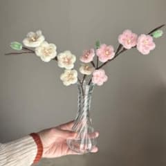春の花2本｜枯れない花束｜モールフラワー - メルカリ