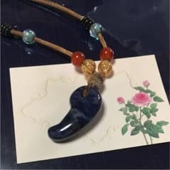 ラピスラズリ天然石 ネックレス(値下げしました)のサムネイル